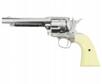 Пневматический револьвер Umarex Colt Peacemaker SAA 45 4.5 мм (пулевой, nickel finish, 5.5 дюймов)
