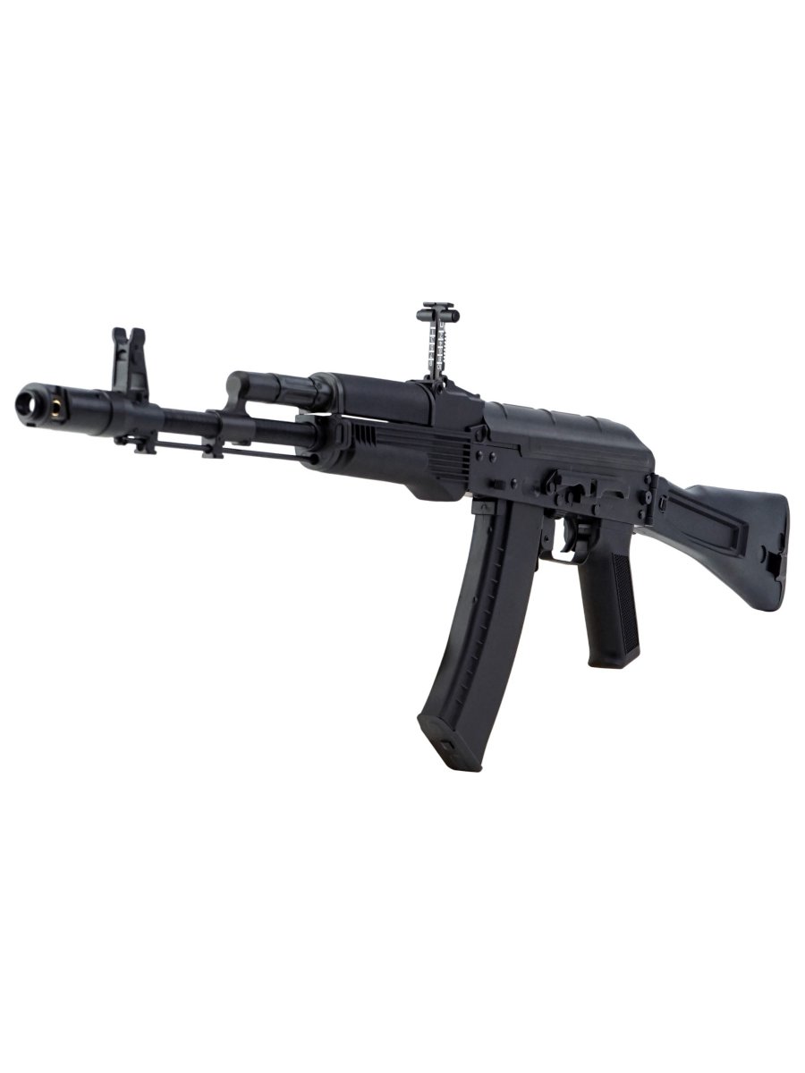 Страйкбольный автомат CYMA CM053C RK-74M PLATINUM (складной пластиковый приклад), 115-120 м/с, чёрный