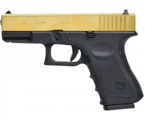 Страйкбольный пистолет WE Glock 19 Gen3 Titanium (WE-G003A-TG) — GBB, 6 мм, Hop-Up