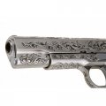 Страйкбольный пистолет WE Colt M1911А1 (металл, хромированный, гравировка)