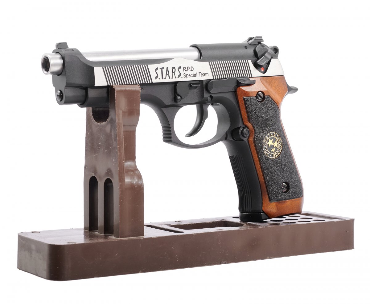 Пистолет WE-M92SPS-BK 2T Beretta M92 BioHazard S.T.A.R.S