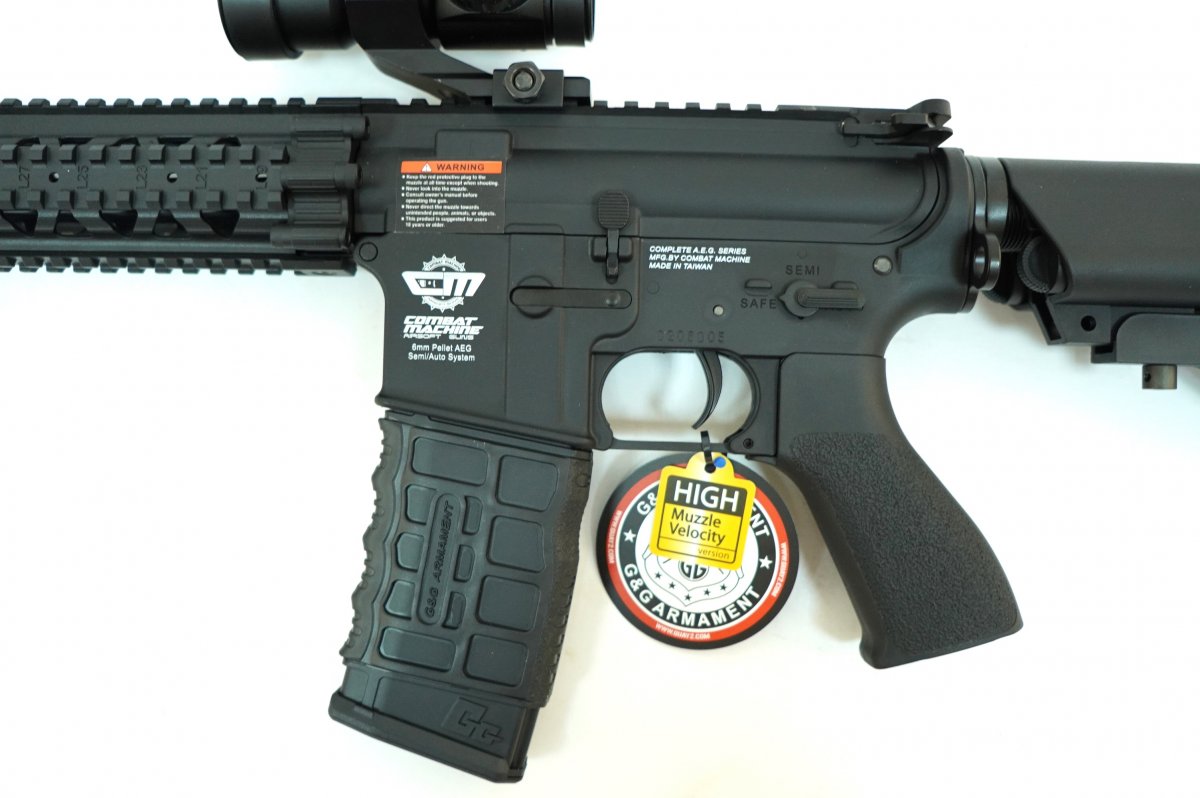 Страйкбольный автомат G&G CM16 R8-L, с прицелом (EGC-16P-R8L-BNB-NCM)