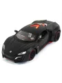 Металлическая машинка Люкан Lykan Hypersport black 1:24