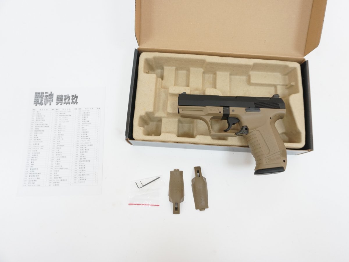 Страйкбольный пистолет WE Walther P99 GBB Tan (WE-PX001-TAN)