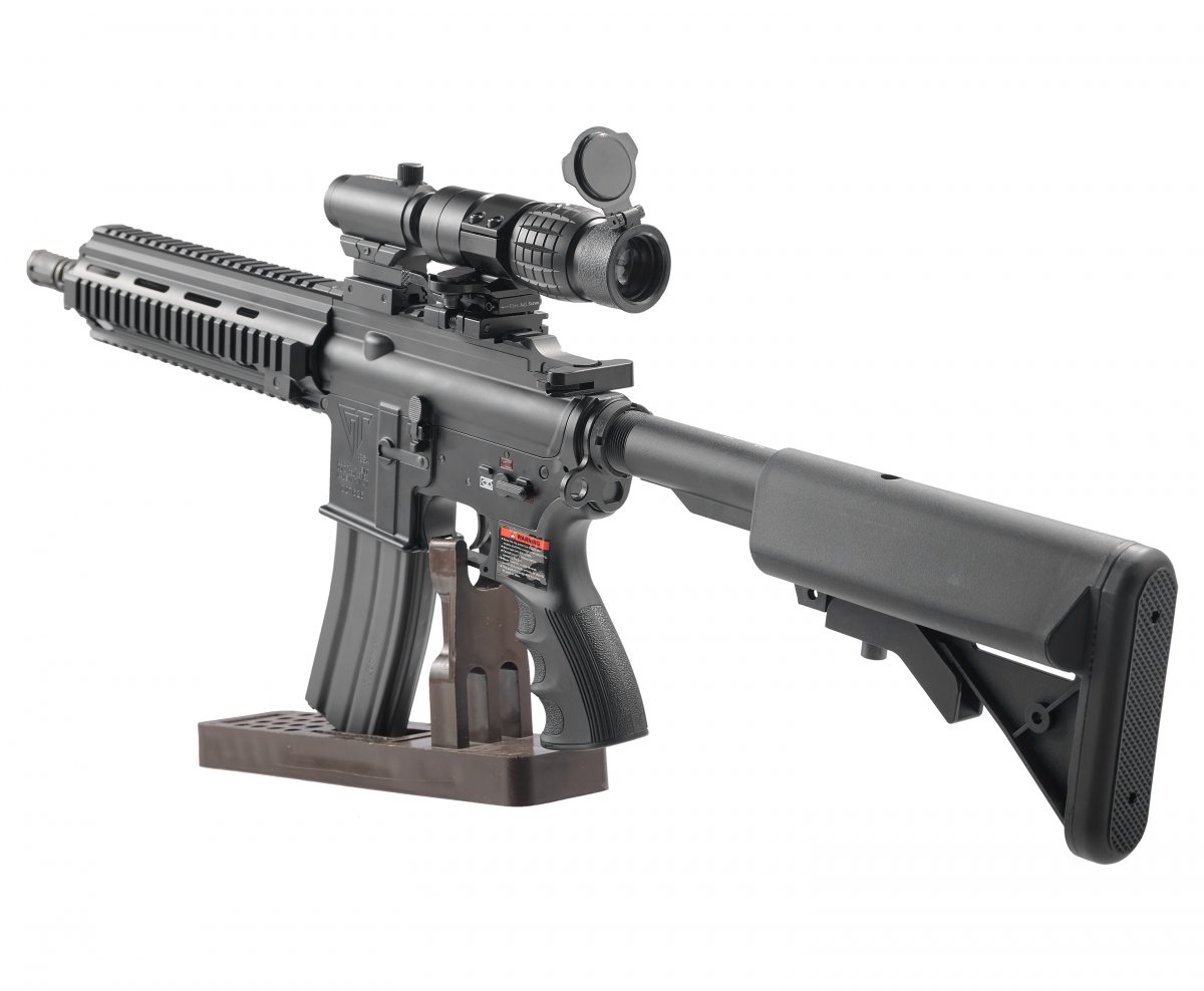 Страйкбольный автомат G&G T4-18 Black (HK416) TGR-418-SHT-BBB-NCM