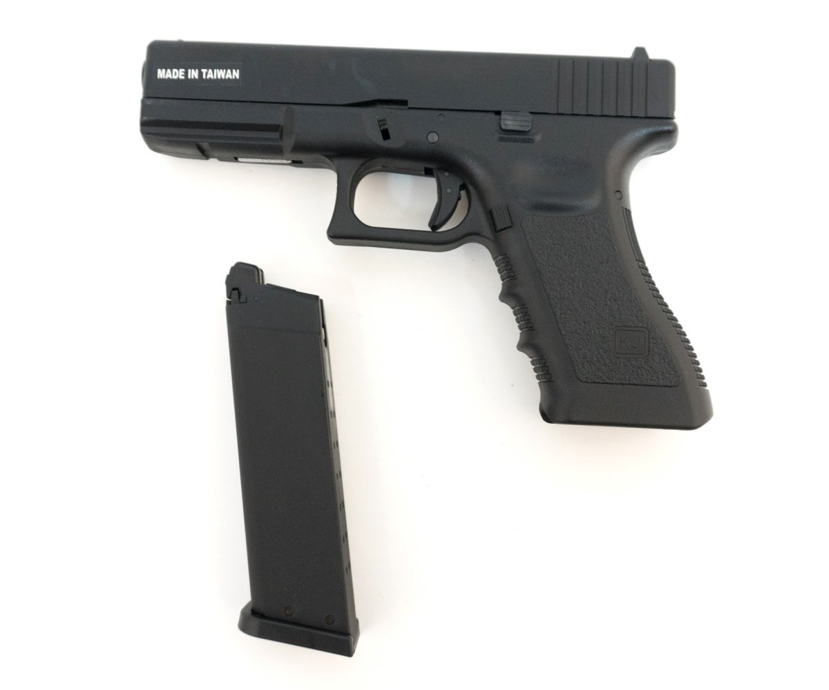 Страйкбольный пистолет KJW KP-17 GBB (Green Gas, Glock 17)