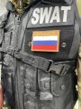 Нашивка из пвх ФЛАГ РОССИИ 80X50 TAN