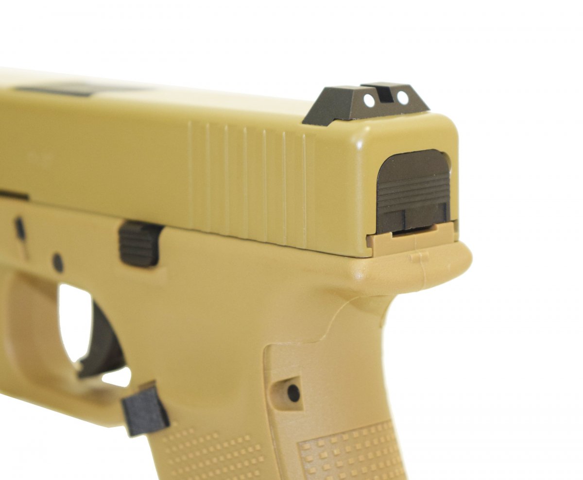 Пистолет пневматический Umarex Glock 19X TAN 4.5 мм (Металл, CO2)