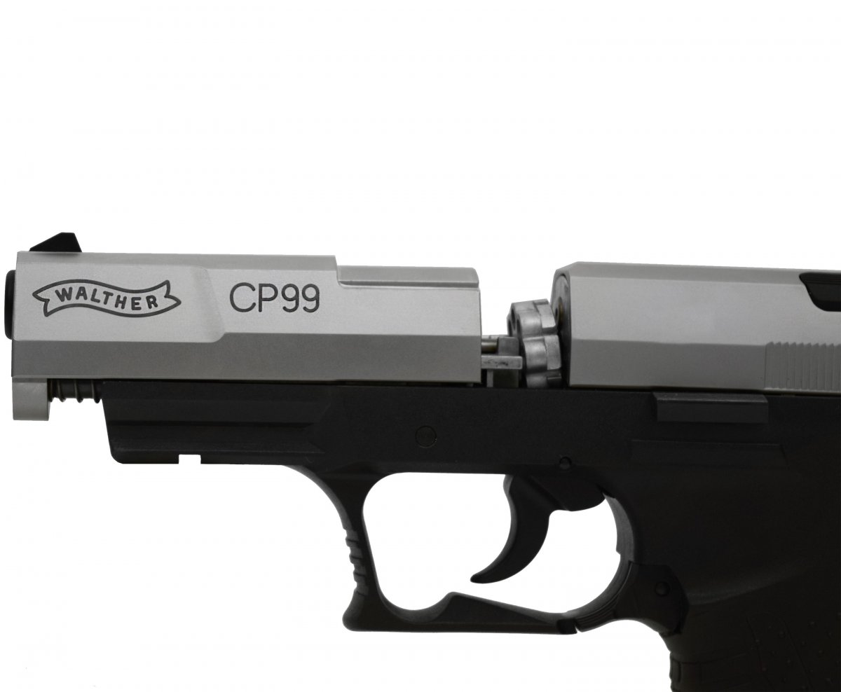 Пневматический пистолет Umarex Walther CP99 Nickel