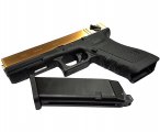 Страйкбольный пистолет WE Glock-18 Gen.3 Titanium Gold (WE-G002A-TG)