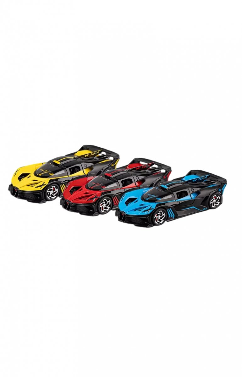 Коллекционная машинка Bugatti Bolide 1:32 Yellow
