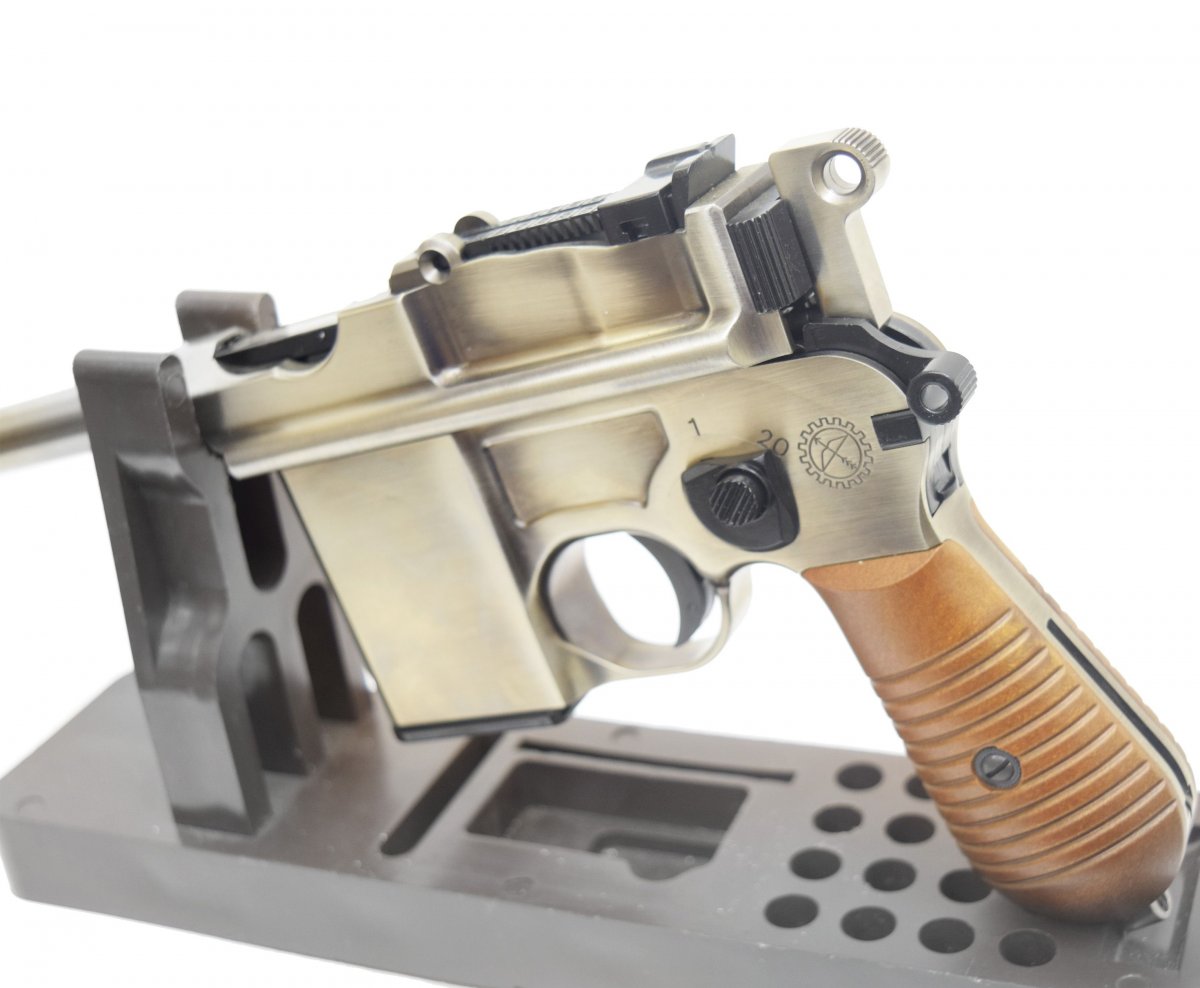 Страйкбольный пистолет WE WE-712-SV (6 мм, Mauser 712 с прикладом)