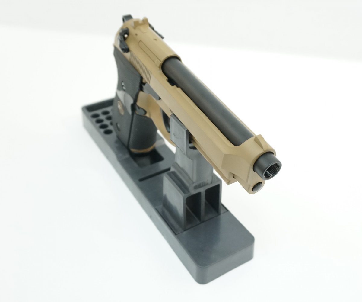 Страйкбольный пистолет WE Beretta M9A1 Rail Tan (WE-M009)