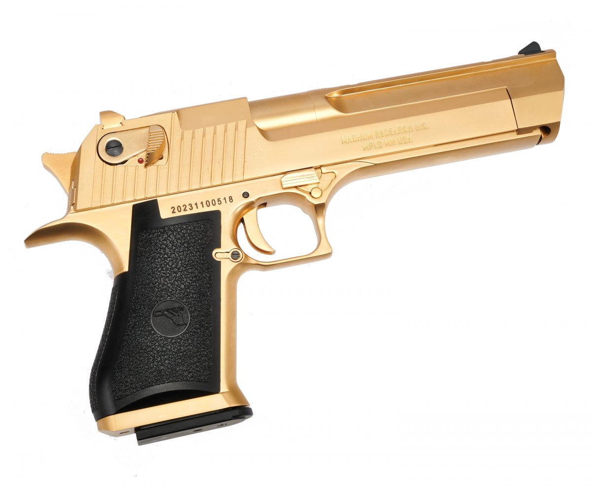 Страйкбольный пистолет WE Desert Eagle (позолоченный, CG-DE0103)