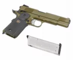 Страйкбольный пистолет WE Colt M1911A1 M.E.U. Olive (WE-E008A-OD)