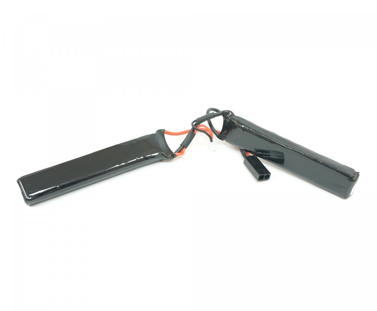 Аккумулятор BlueMax 7.4V Li-Po 2200mAh 15C двухлепестковый (Nunchuck) для М-серии (цевье/приклад)