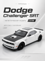 Металлическая машинка Dodge Challenger SRT 1:18 White