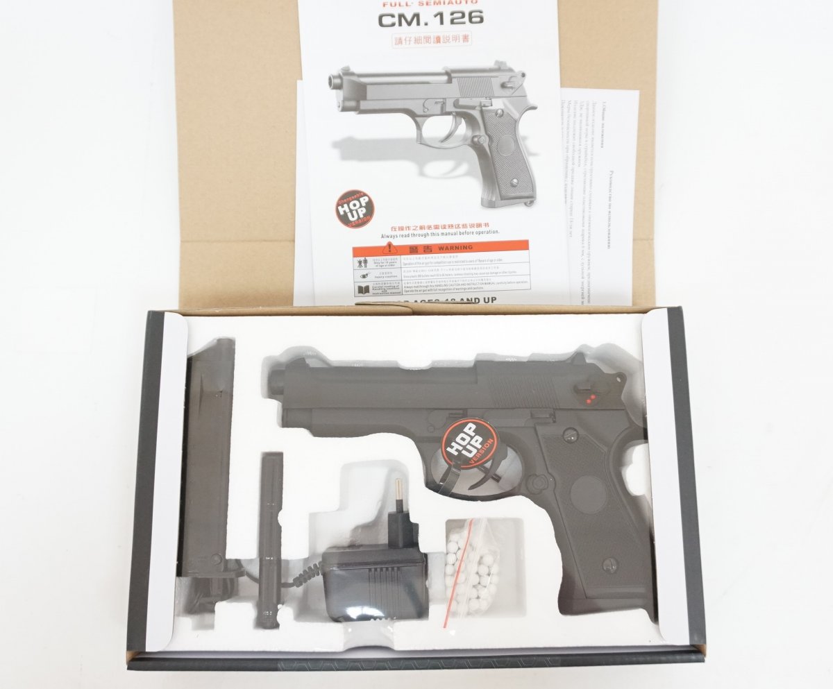 Страйкбольный пистолет Cyma Beretta M92 AEP (CM.126)