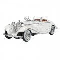 Машинка металлическая Mercedes-Benz 500K 1:24 Белая