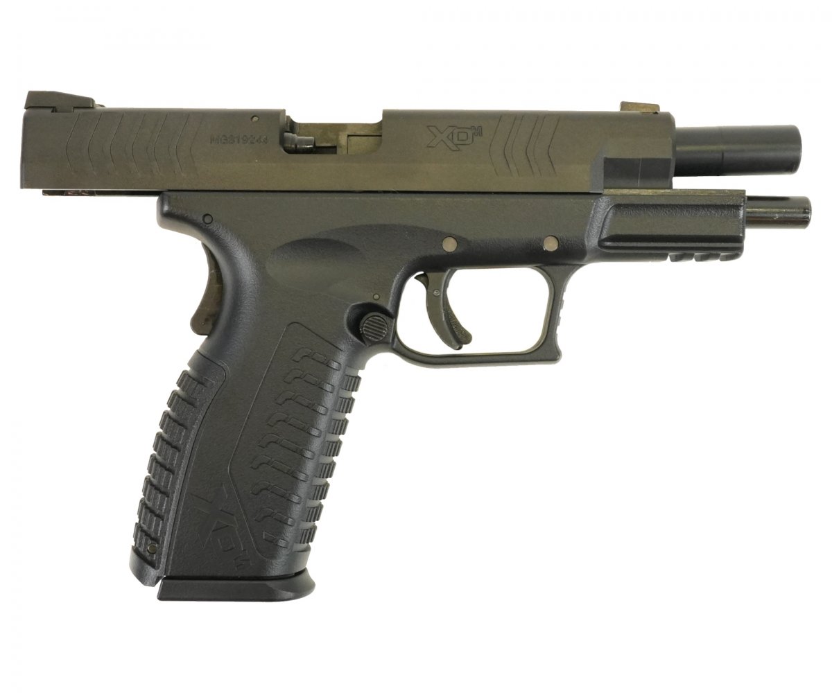 Страйкбольный пистолет GBB Tokyo Marui Springfield XDM-40 (4952839142528) Blowback, чёрный, пластик