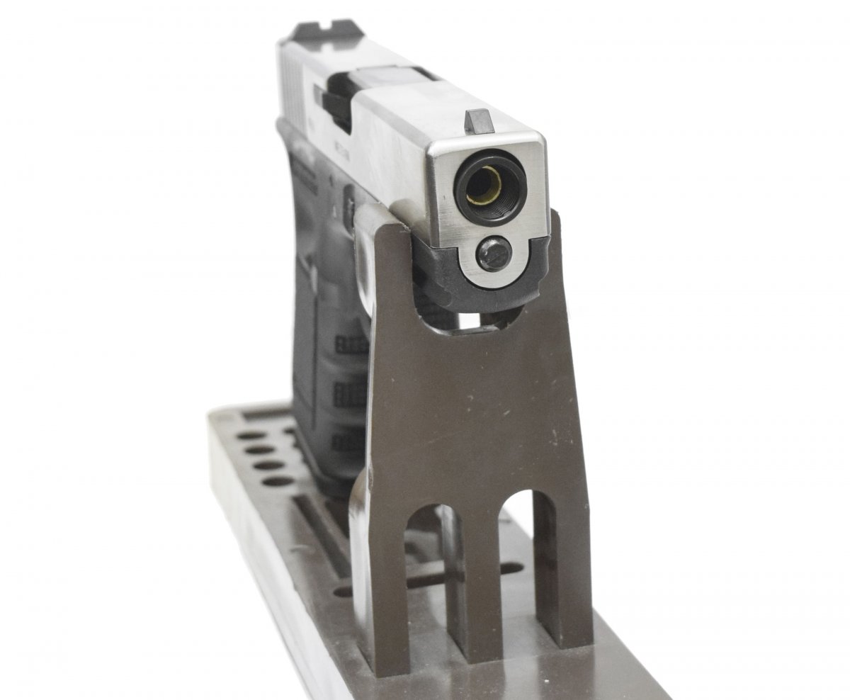 Страйкбольный пистолет WE Glock 19 Gen 3 (WE-G003A-SV, серебро, 6 мм)