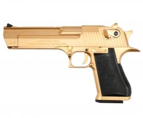 Страйкбольный пистолет WE Desert Eagle (позолоченный, CG-DE0103)