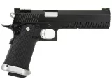 Страйкбольный пистолет KJW Colt M1911 Hi-Capa 6 (KP-06) — CO₂, GBB, чёрный, 6 мм