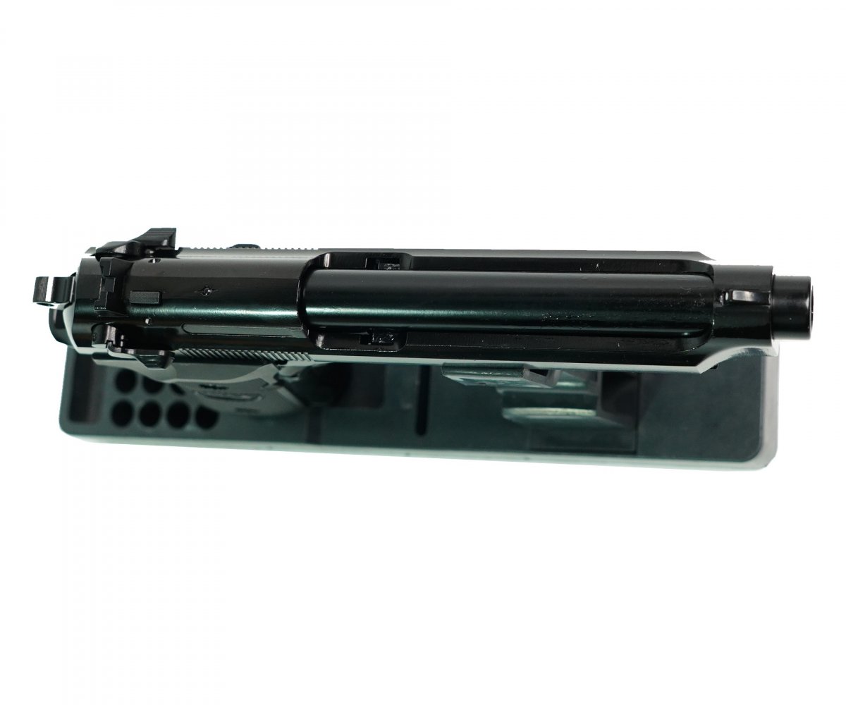 Страйкбольный пистолет WE Beretta M9A1 New Rail Black
