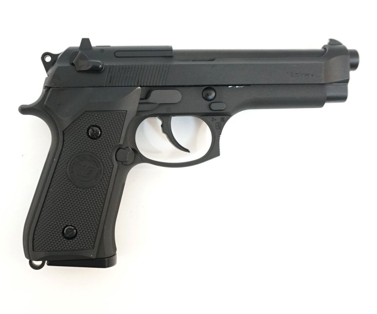 Страйкбольный пистолет WE Beretta M92 GBB Black (WE-M001)