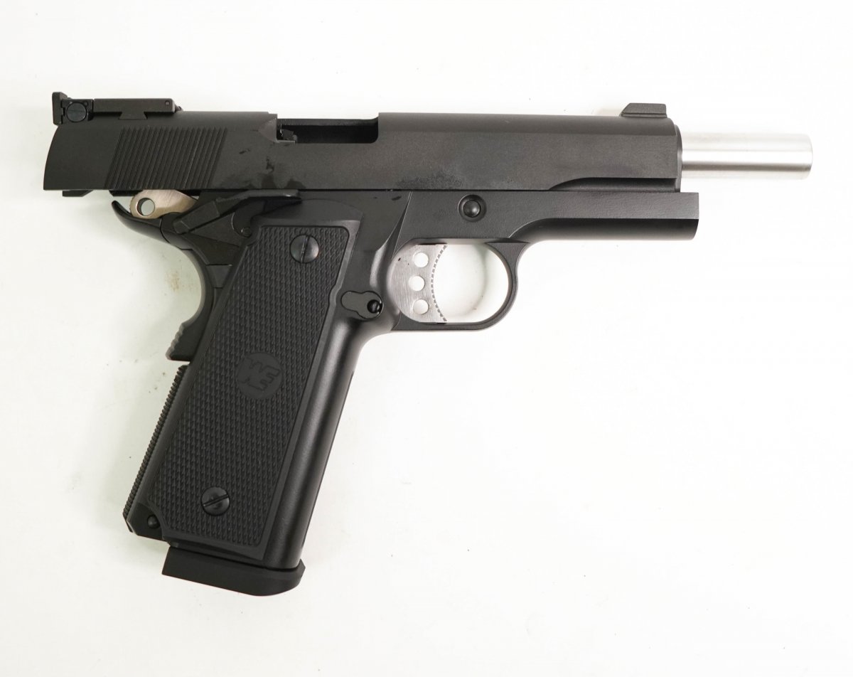Страйкбольный пистолет WE Colt M1911 P14-45 Gas (WE-E004B)