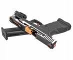 Страйкбольный пистолет WE Glock 17 HI-SPEED (хром) — GBB, 6 мм, Hop-Up