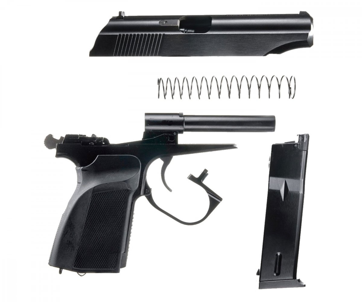 Страйкбольный пистолет WE WE-MA001-BK (6 мм, Makarov 654K)