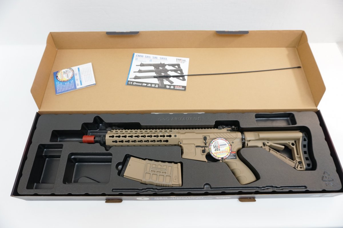Страйкбольный автомат G&G CM16 SRL Desert (EGC-16P-SRL-DNB-NCM)