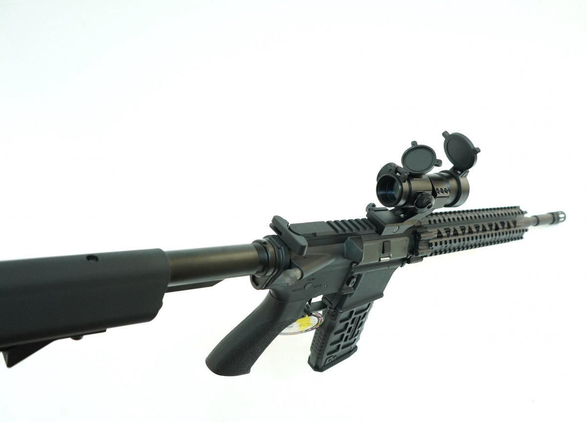 Страйкбольный автомат G&G CM16 R8-L, с прицелом (EGC-16P-R8L-BNB-NCM)