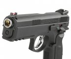 Страйкбольный пистолет KJW CZ-75 SP-01 Shadow CO₂ GBB Black
