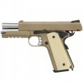 Страйкбольный пистолет WE-E011-TN Colt М1911А1 Desert Warrior 4.3 Rail Tan