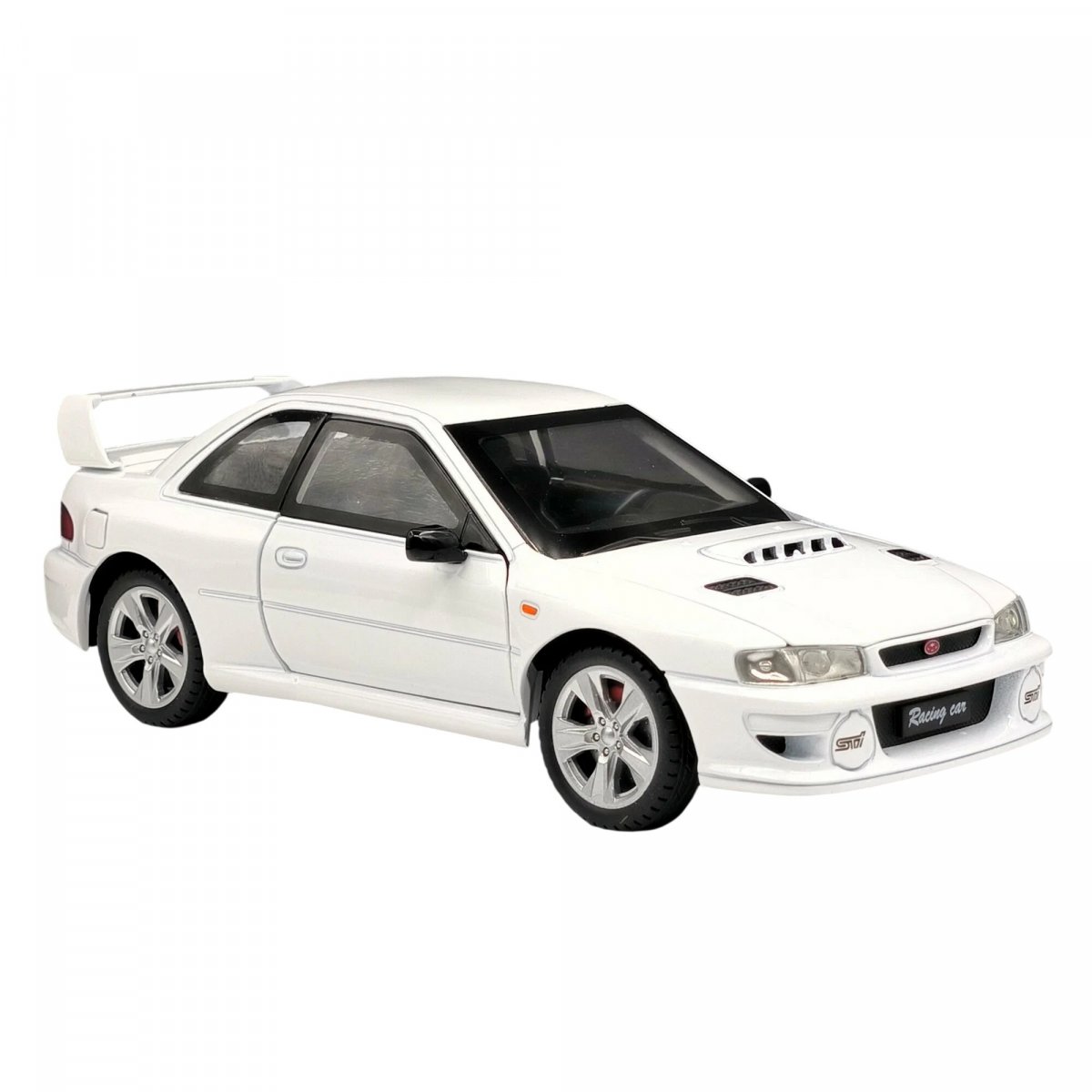 Машинка металлическая Subaru Impreza WRX STI 1:24 White