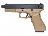 Страйкбольный пистолет KJW Glock G18 Gas GBB Tan (KP-18-TBC-TAN)