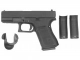 Страйкбольный пистолет WE-G011-BK Glock-19 GBB Gen.5 Black (металлический слайд, сменные накладки)