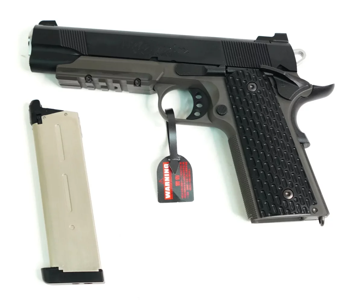 Страйкбольный пистолет Tokyo Marui Colt M1911A1 Night Warrior — GBB, 6 мм, Hop-Up, Picatinny