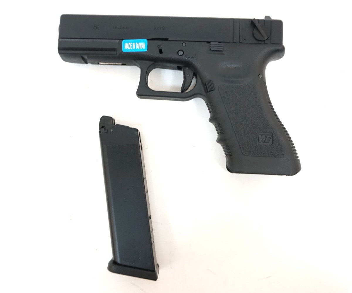 Страйкбольный пистолет WE Glock-18 Gen.3 Black (WE-G002A-BK)