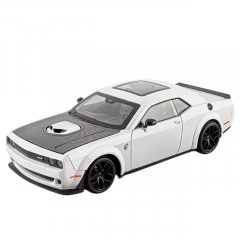 Металлическая машинка Dodge Challenger SRT 1:18 White