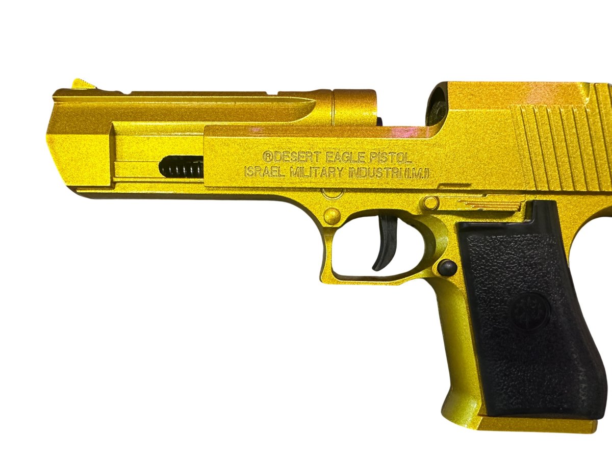 Пистолет Desert Eagle SMALL с глушителем, золотой