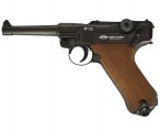 Пневматический пистолет Gletcher P.08 (Blowback), CO₂, 4.5 мм, металл