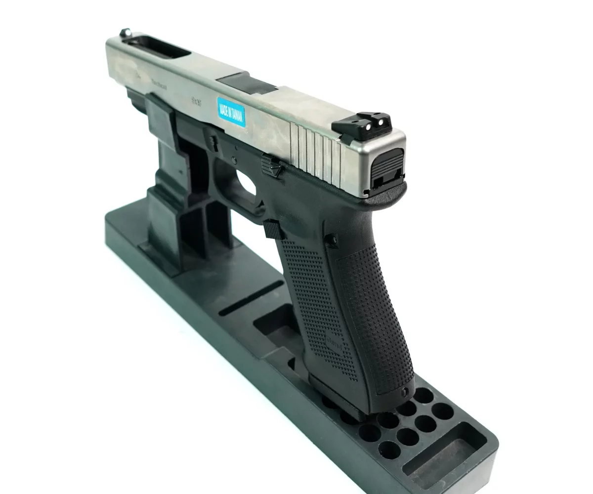 Страйкбольный пистолет WE Glock 34 Gen4 (Silver) — длинный ход и стабильность 6″