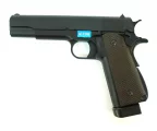 Страйкбольный пистолет WE Colt M1911A1 (WE-E005A) — CO₂, металл, чёрный, GBB, 6 мм