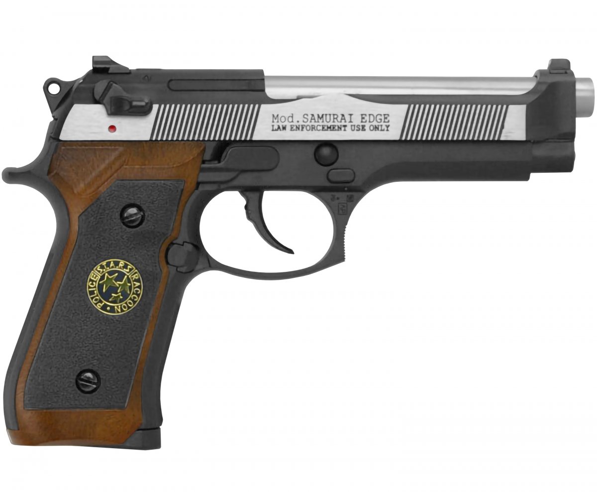 Пистолет WE-M92SPS-BK 2T Beretta M92 BioHazard S.T.A.R.S