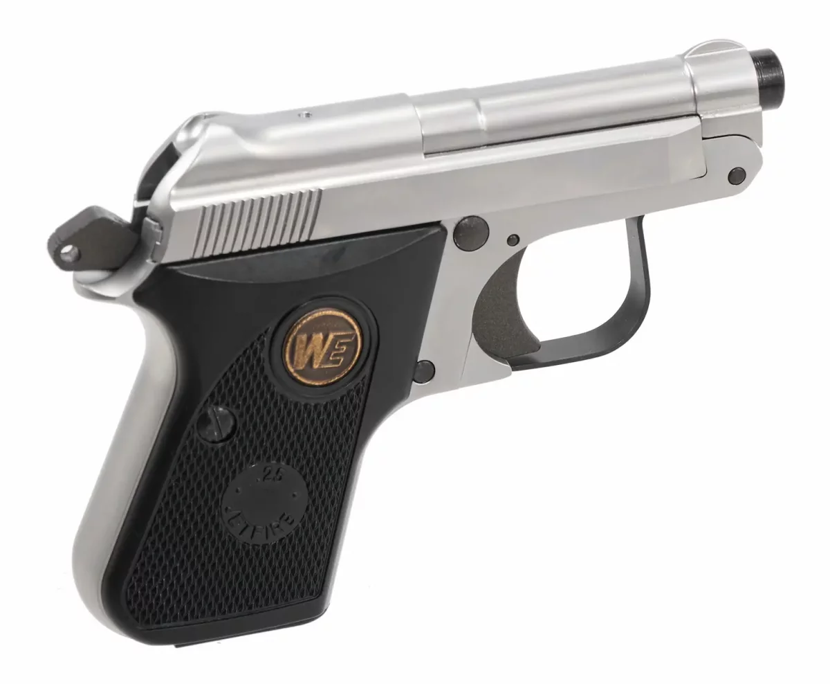 Страйкбольный пистолет WE Beretta 950 Jetfire SILVER (WE-CT002-SV)