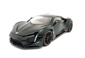 Металлическая машинка Люкан Lykan Hypersport black 1:24