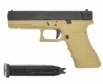 Страйкбольный пистолет WE Glock-18 Gen.3 Tan (WE-G002A-TAN)